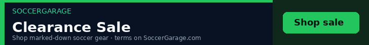SoccerGarage.com Clearance Sale
